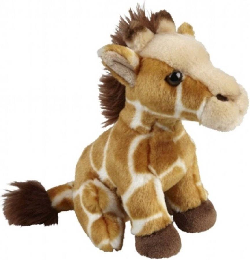 Ravensden Pluche gevlekte giraffe knuffel 18 cm Giraffen safaridieren knuffels Speelgoed knuffeldieren knuffelbeest voor kinderen