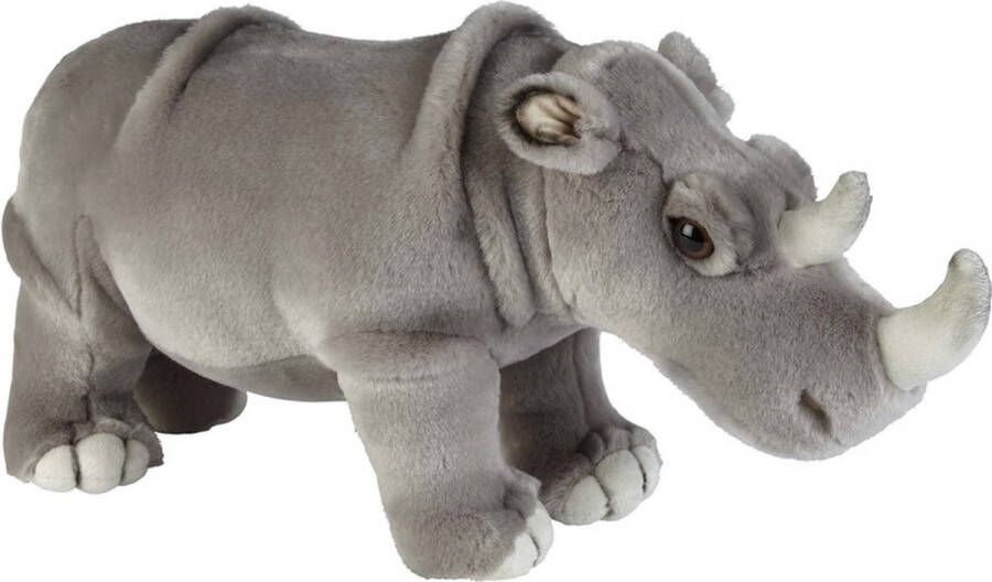 Ravensden Pluche grote neushoorn knuffel 50 cm