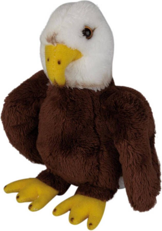 Ravensden Pluche kleine knuffel dieren Amerikaanse Zeearend roofvogel van 15 cm Speelgoed knuffels vogels Leuk als cadeau voor kinderen