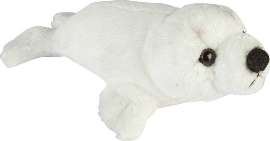 Ravensden Pluche kleine knuffel dieren Witte zeehond pup van 15 cm Speelgoed knuffels zeedieren Leuk als cadeau