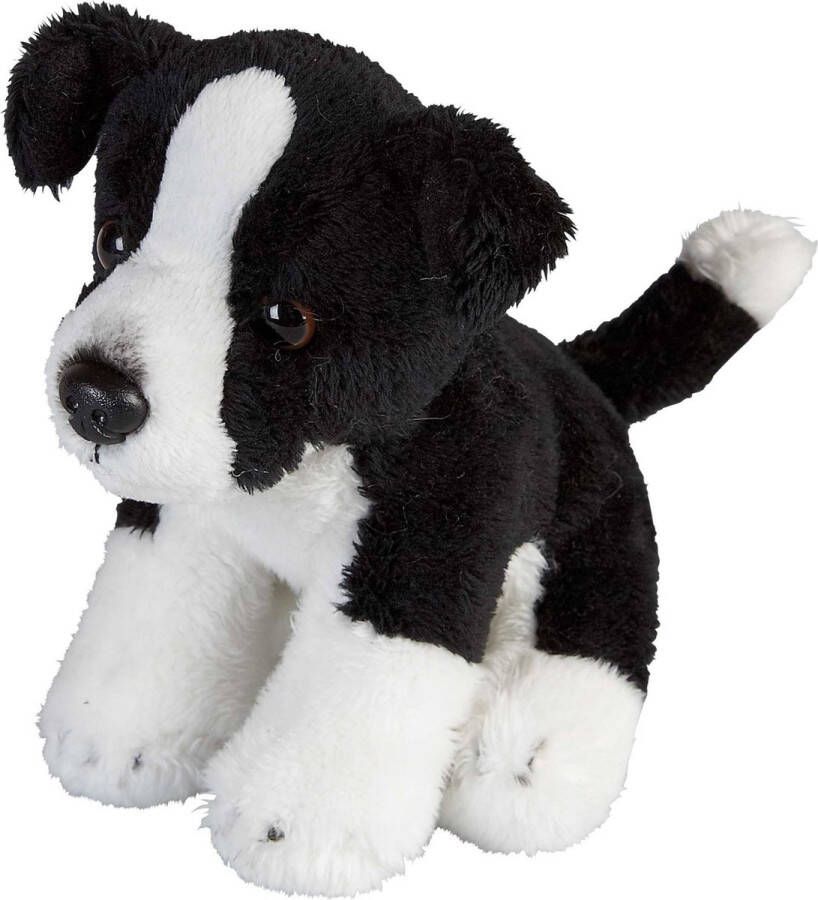 Ravensden Pluche knuffel dieren Border Collie hond van 15 cm Speelgoed honden knuffels Leuk als cadeau voor kinderen