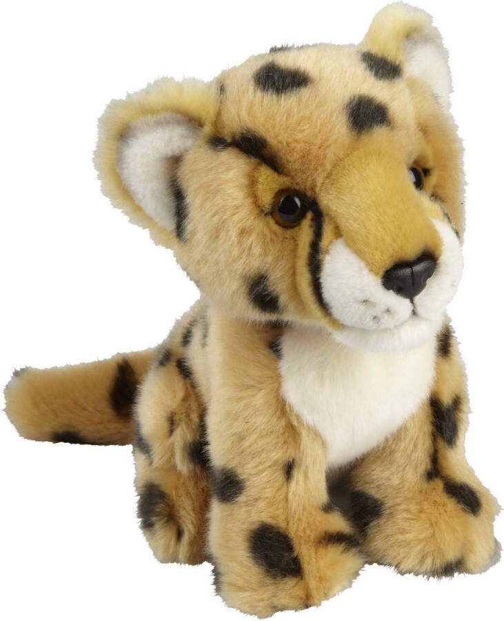 Ravensden Pluche knuffel dieren Cheetah Jachtluipaard 18 cm Speelgoed knuffelbeesten