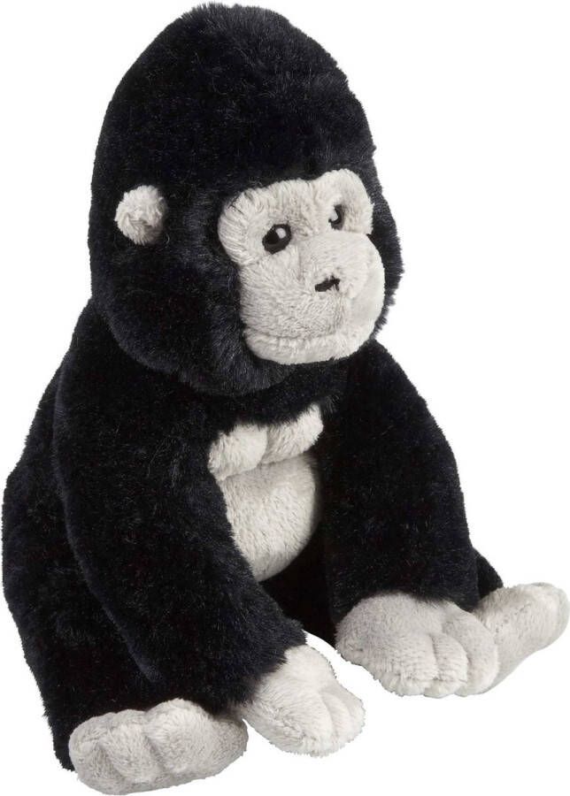 Ravensden Pluche knuffel dieren Gorilla Aap 18 cm Speelgoed wilde dieren Apen knuffelbeesten