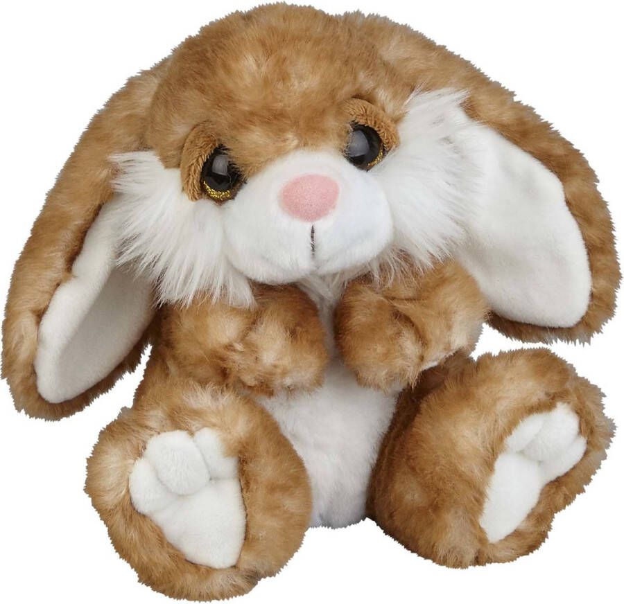 Ravensden Pluche knuffel dieren Konijn van 18 cm Speelgoed knuffels Leuk als cadeau voor kinderen