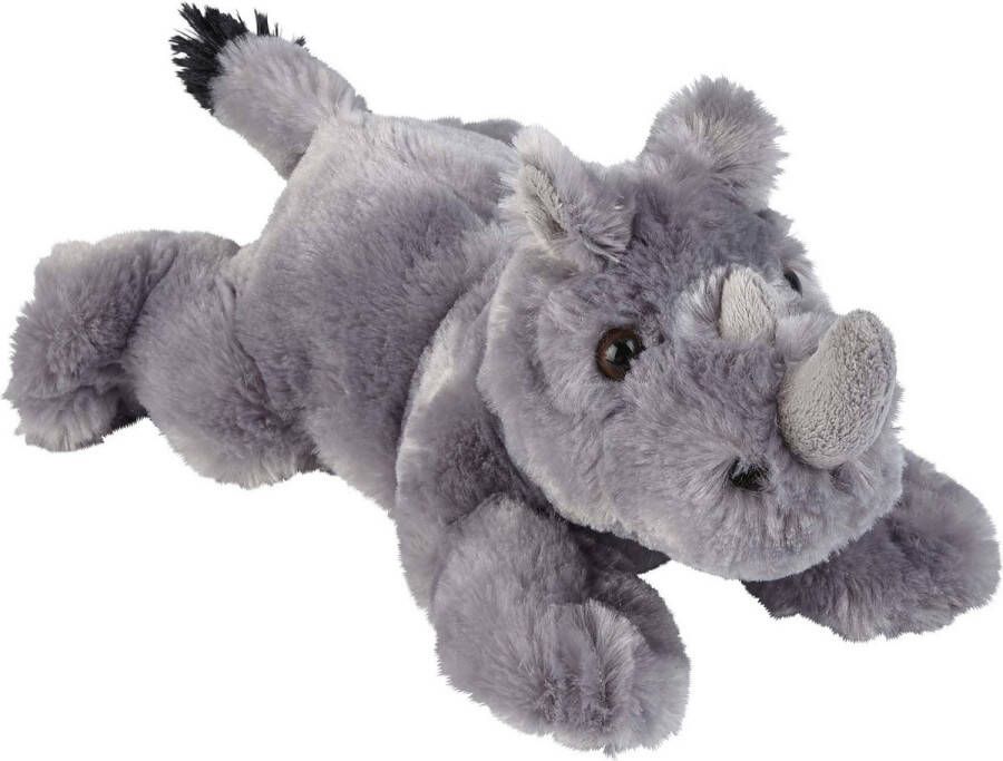 Ravensden Pluche knuffel dieren Neushoorn 25 cm Speelgoed dieren knuffelbeesten