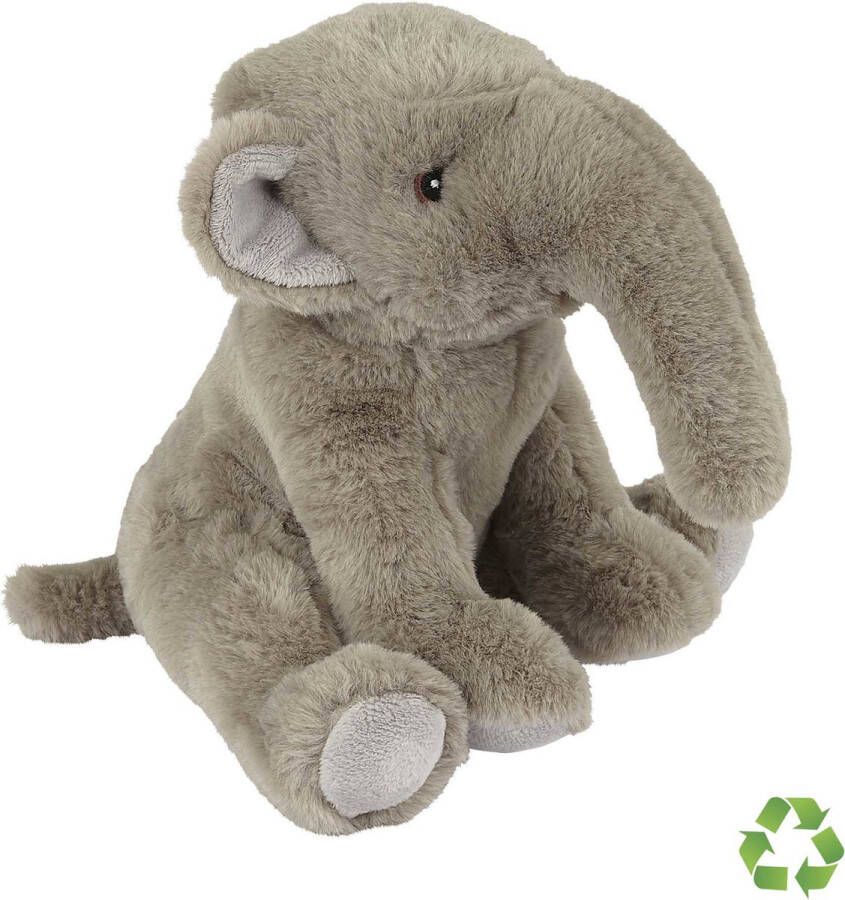 Ravensden Pluche knuffel dieren Olifant 23 cm Speelgoed knuffelbeesten Eco Soft-serie Leuk als cadeau
