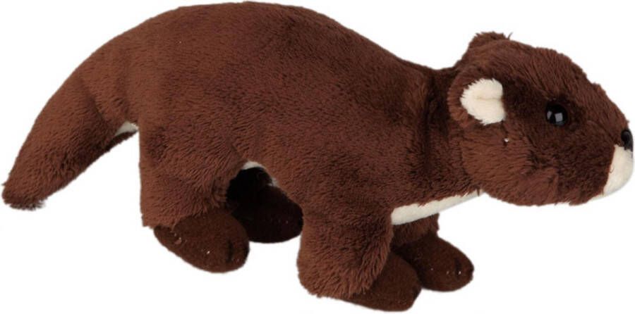 Ravensden Pluche knuffel dieren Otter 15 cm Speelgoed Otters knuffelbeesten