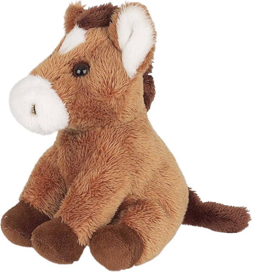 Ravensden Pluche knuffel dieren Paardje van 15 cm Speelgoed paarden knuffels Leuk als cadeau voor kinderen