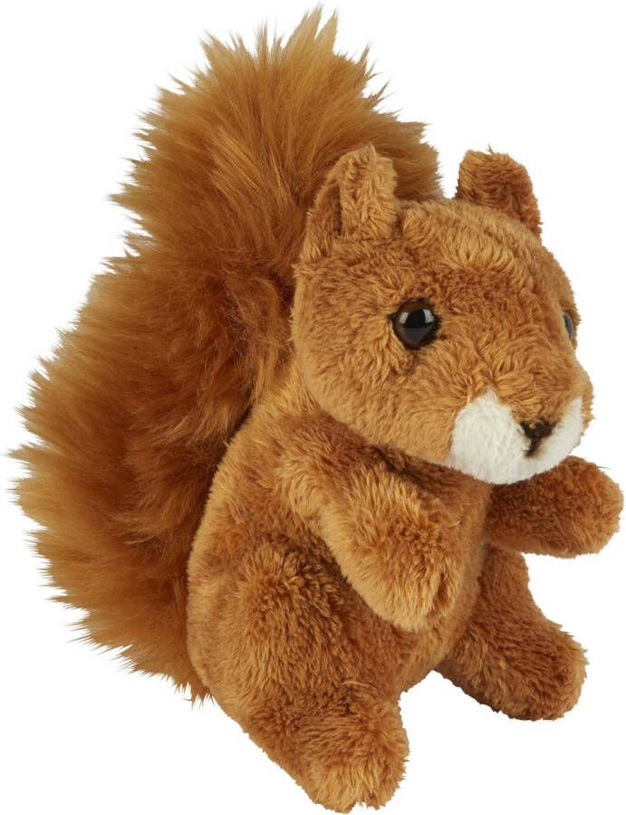 Ravensden Pluche knuffel dieren Rode Eekhoorn van 15 cm Speelgoed eekhoorns knuffels Leuk als cadeau voor kinderen