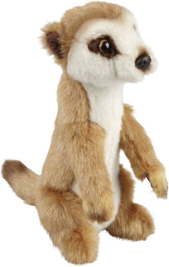 Ravensden Pluche knuffel dieren Stokstaartje 18 cm Speelgoed Stokstaartjes knuffelbeesten