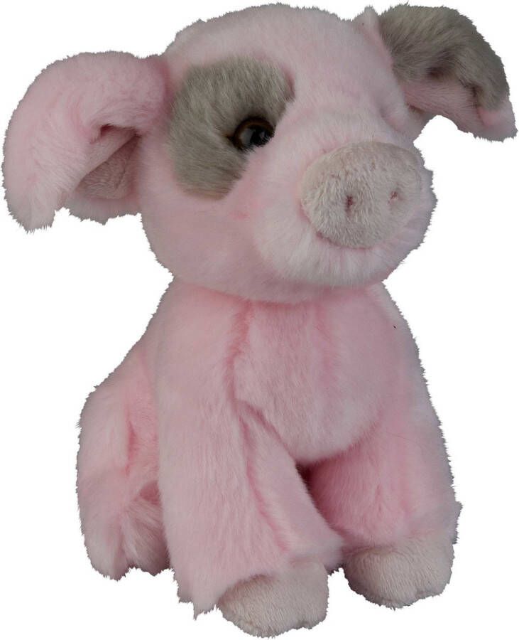 Ravensden Pluche knuffel dieren Varken van 18 cm Speelgoed varkens knuffels Leuk als cadeau voor kinderen