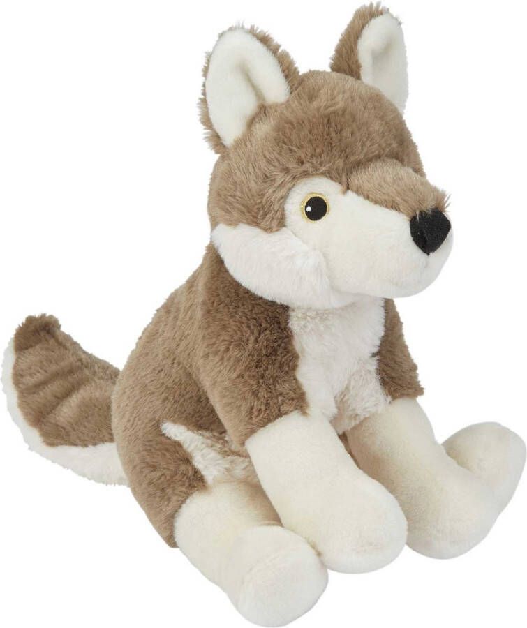 Ravensden Pluche knuffel dieren Wolf 23 cm Speelgoed knuffelbeesten Eco Soft-serie Leuk als cadeau