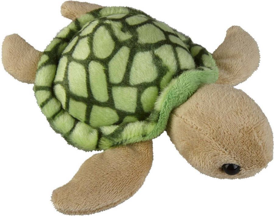 Ravensden Pluche knuffel dieren Zeeschildpad van 12 cm Speelgoed schildpadden knuffels Leuk als cadeau voor kinderen