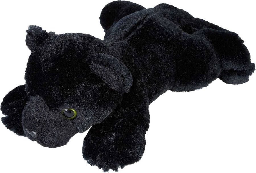 Ravensden Pluche knuffel dieren Zwarte Panter 25 cm Speelgoed wilde dieren knuffelbeesten
