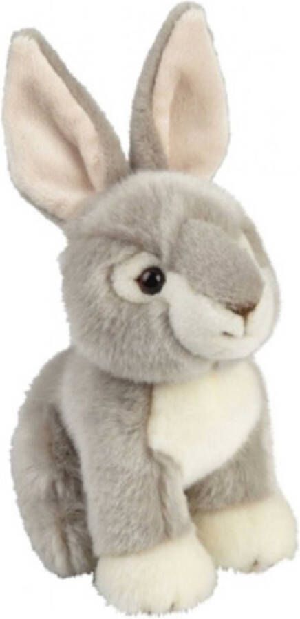 Ravensden Pluche konijn haas knuffel zittend 18 cm Knaagdieren knuffel Pasen decoratie Paashaas Speelgoed voor kinderen