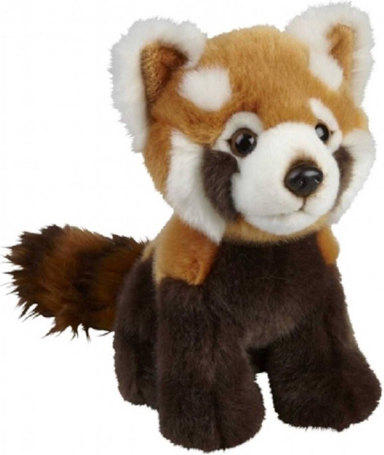 Ravensden Pluche rode panda knuffel 18 cm Pandabeer bosdieren knuffels Speelgoed voor kinderen