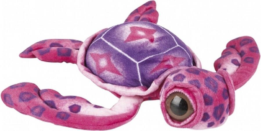Ravensden Pluche schildpad roze 39 cm