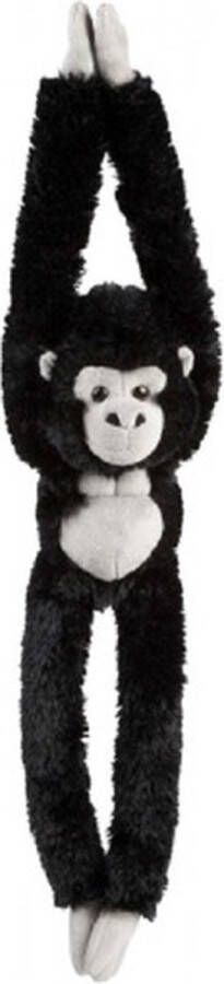 Ravensden Pluche zwarte gorilla knuffel 65 cm Gorilla apen jungledieren knuffels Speelgoed voor kinderen