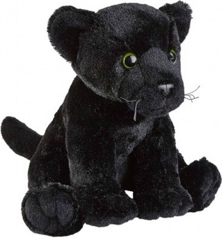 Ravensden Pluche zwarte panter knuffel 30 cm Wilde dieren knuffels Speelgoed voor kinderen