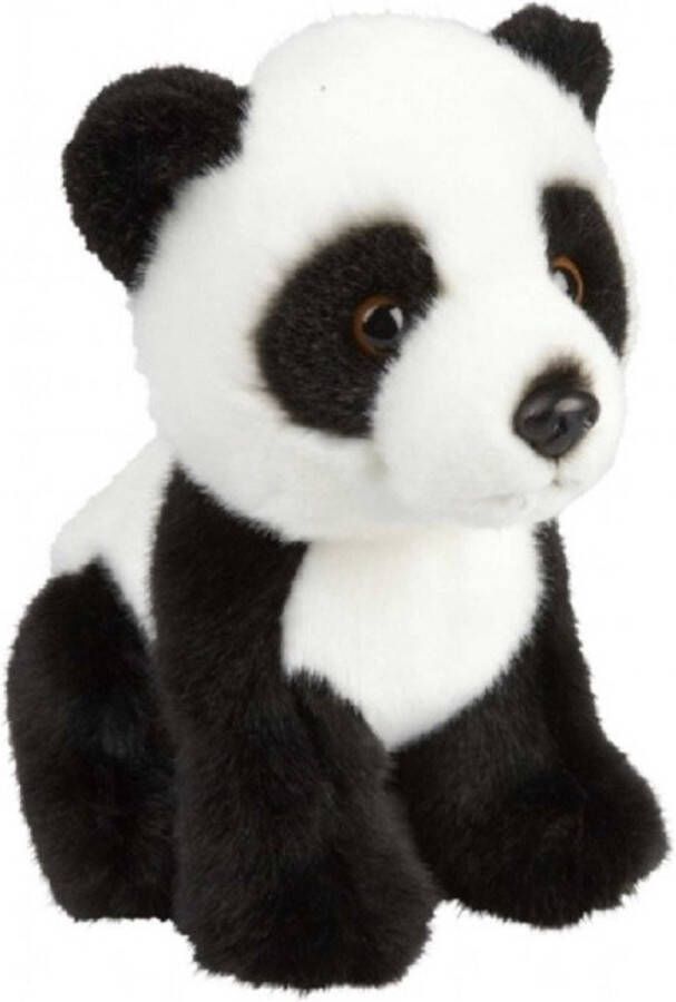 Ravensden Pluche zwart witte panda beer knuffel 18 cm Pandaberen knuffels Speelgoed knuffeldieren knuffelbeest voor kinderen