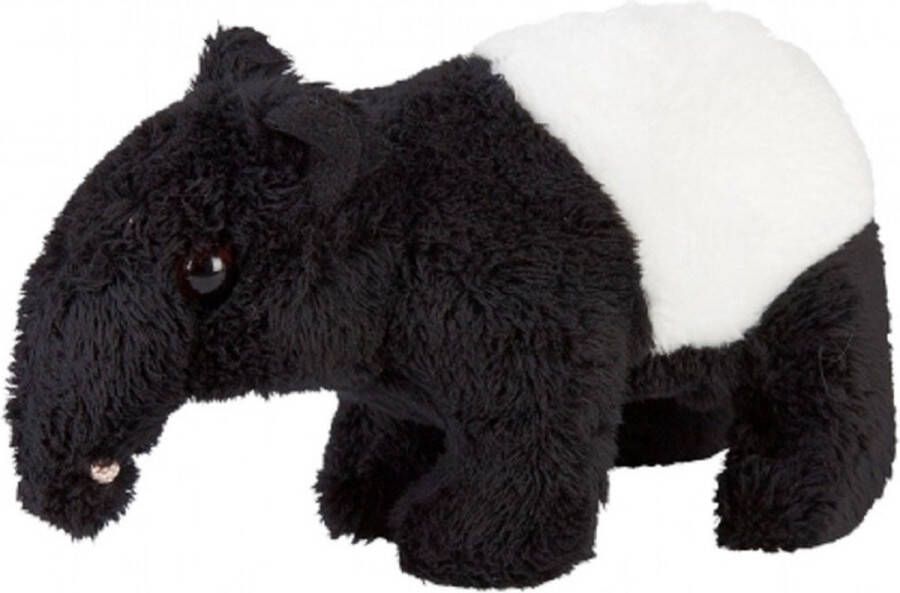 Ravensden Pluche zwart witte tapir knuffel 15 cm Miereneter knuffels Speelgoed knuffeldieren knuffelbeest voor kinderen