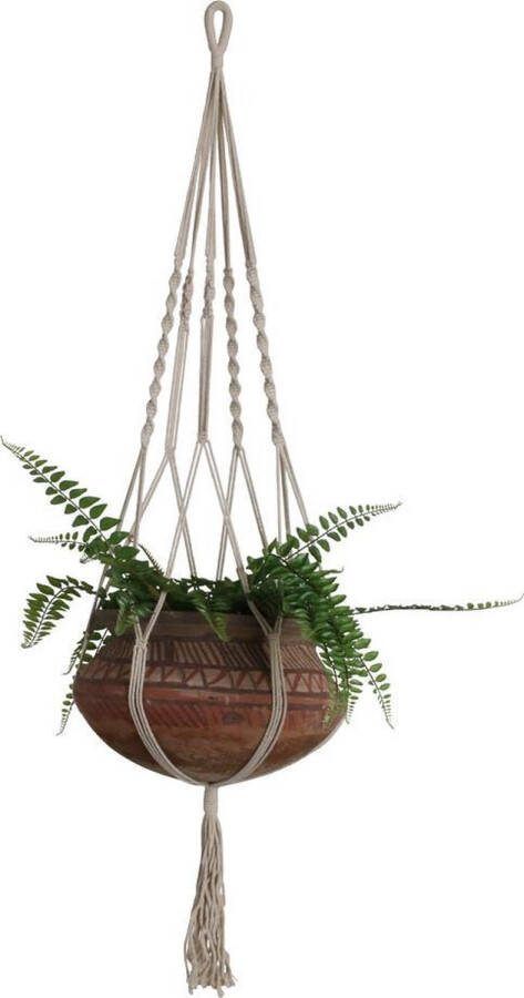 Raw Materials Macrame Plantenhanger Set van 3