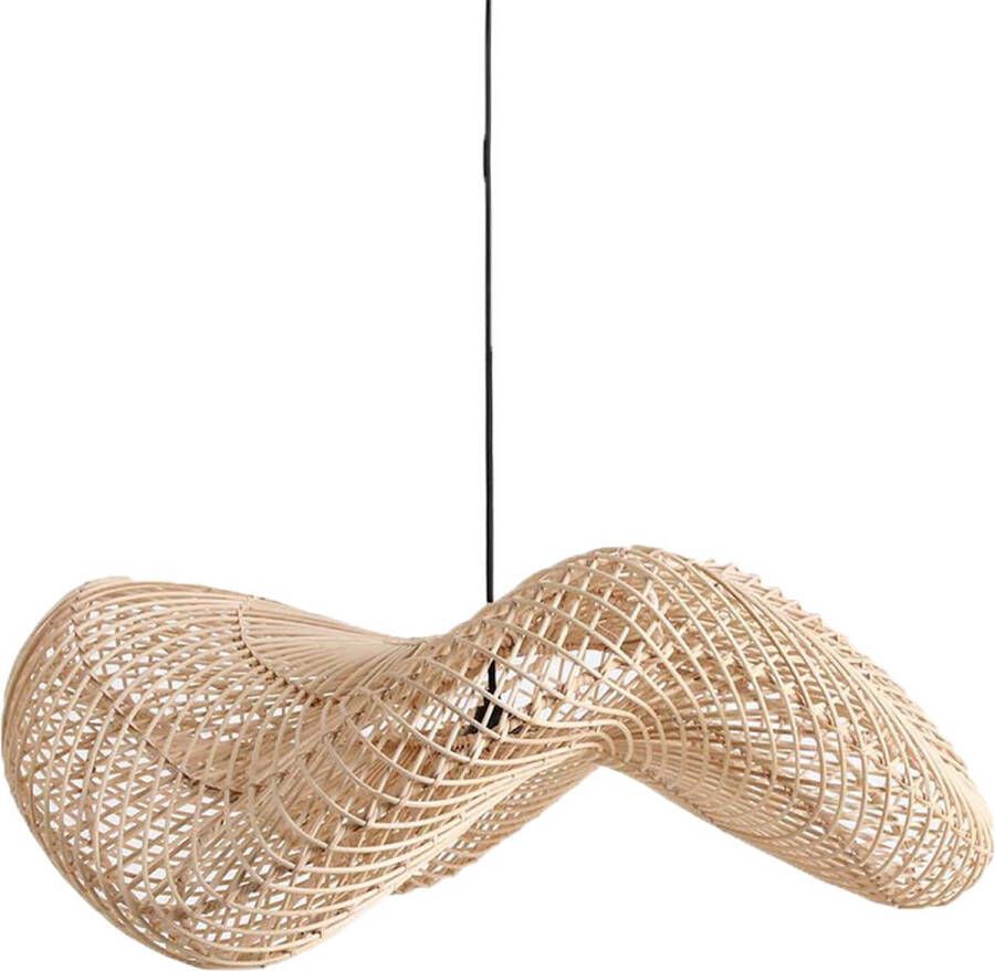 Raw Materials Wave hanglamp Rotan Naturel Large