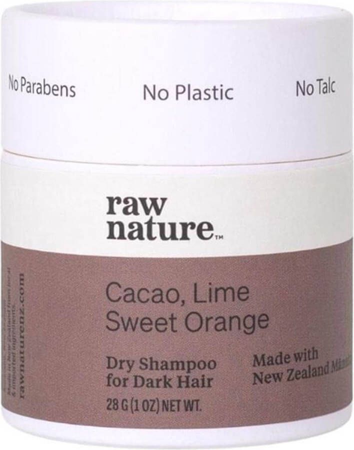 Raw Nature Dry Shampoo for Dark Hair 28g