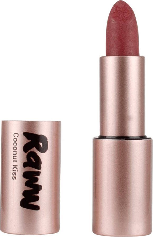 RAWW Cosmetics RAWW Coconut Kiss Lipstick Playful Plum 100% Natuurlijk Verzorgend Doordrenkt met superfoods Alle huidtypes Dierproefvrij