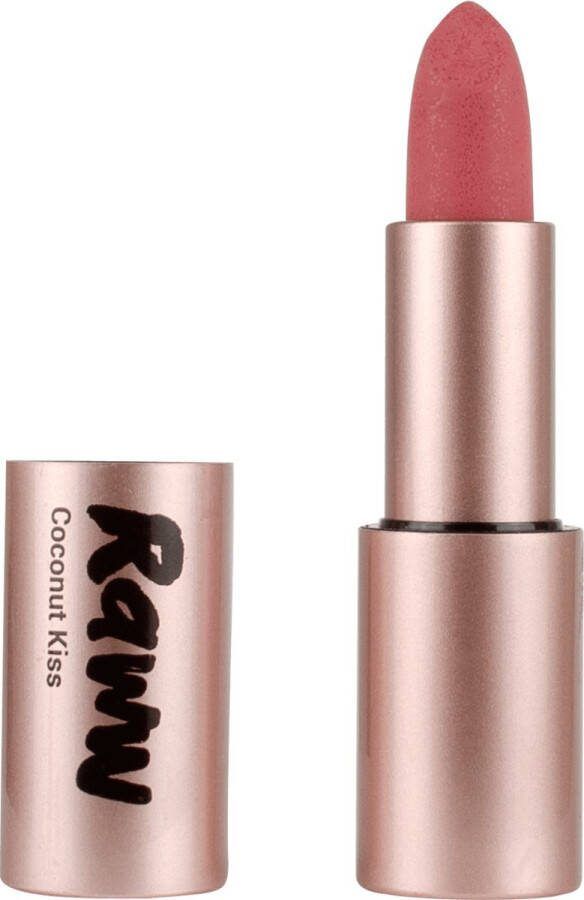 RAWW Cosmetics RAWW Coconut Kiss Lipstick Pomegranate Parade 100% Natuurlijk Verzorgend Doordrenkt met superfoods Alle huidtypes Dierproefvrij