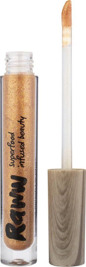 RAWW Cosmetics RAWW Coconut Splash Lip gloss Cinnamon Fizz Natuurlijk Biologisch Doordrenkt met superfoods Geschikt voor elk huidtype Dierproefvrij