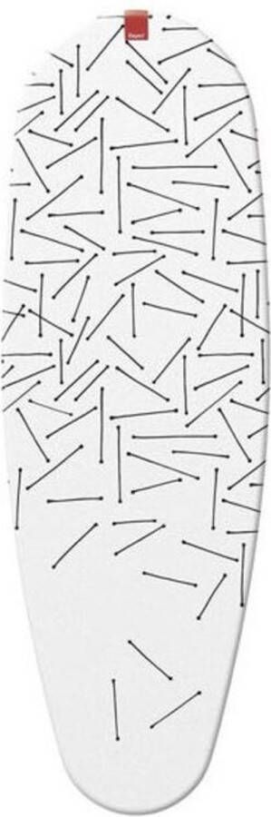 Kookshoppen Rayen strijkplankovertrek (wit & black) 3-laags