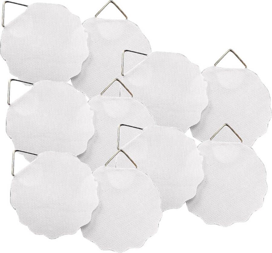 Rayher hobby materialen 15x zelfklevende ophanghaakjes voor tekeningen 3 cm