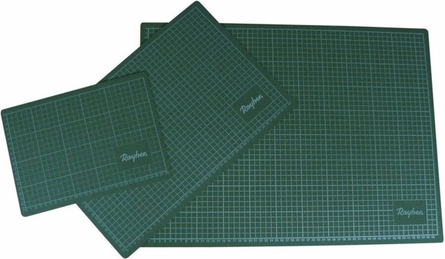 Rayher hobby materialen Groene hobby snijmat A3 formaat