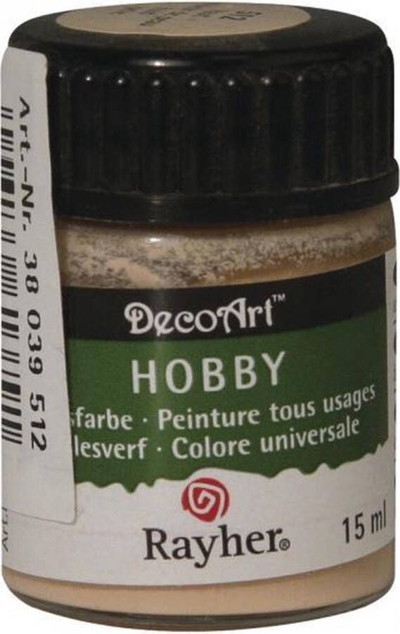 Rayher Hobby Acrylverf hobbyverf beige 15 ml hobby materiaal Hobbyverf