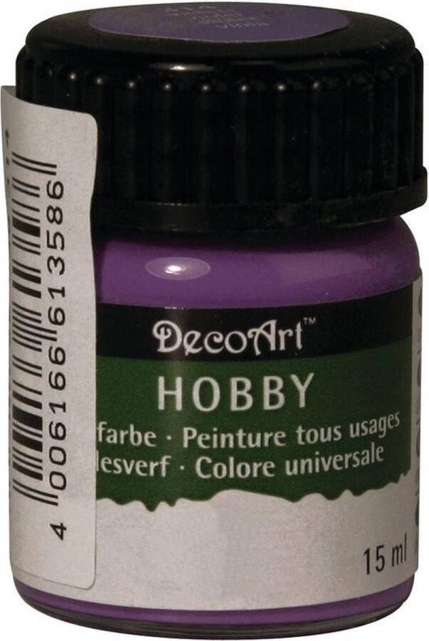 Rayher Hobby Flesje acrylverf paars 15 ml Hobbyverf