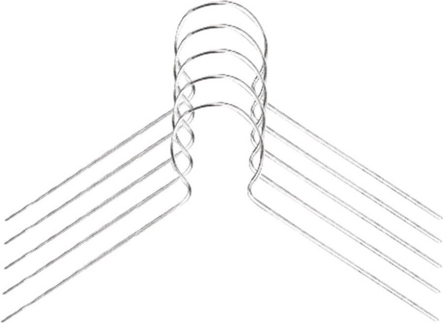 Rayher hobby materialen Rayher Hobby Ophanghaakjes 25x stuks zilver voor bollen piepschuim eieren