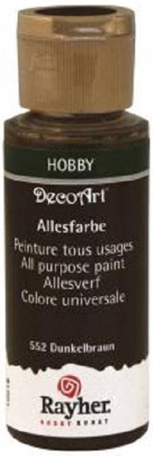 Rayher Hobby Rayher Acrylic verf 59 ml Kleur : Donkerbruin