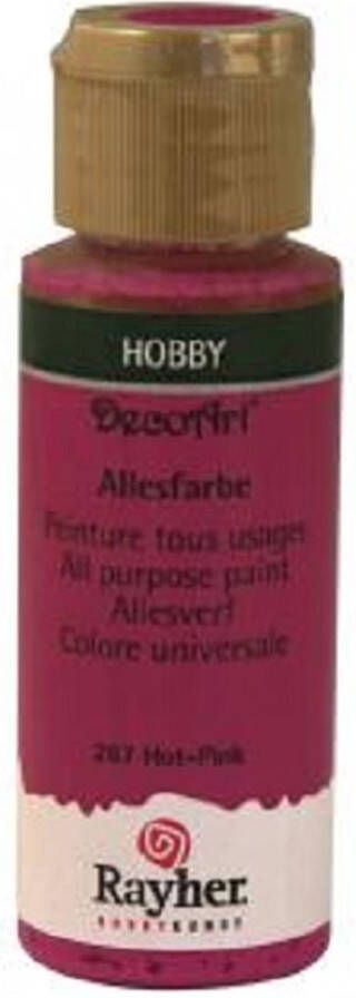 Rayher Hobby Rayher Acrylic verf 59 ml Kleur : Hot Pink