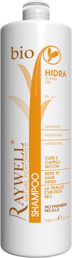 Raywell Hidra DroogShampoo Shampoo Droog Haar Zonder Parabenen Shampoo Voor droog haar en hoofdhuid 1000 ml