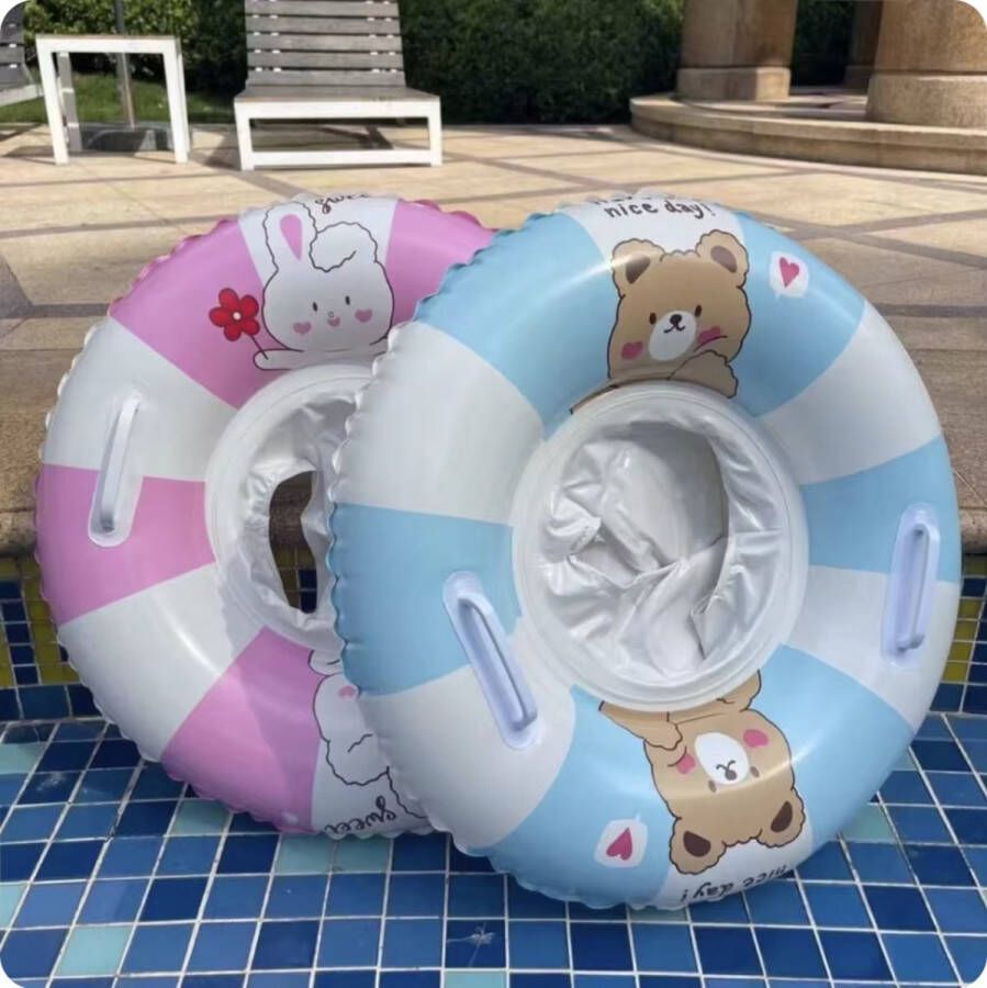 RB Shop Baby Zwemband Blauw Zwembandje voor Baby's Babyzwemmen Geschikt voor 1 tot 6 jaar oud Tot 30kg Zwembad voor Vakantie