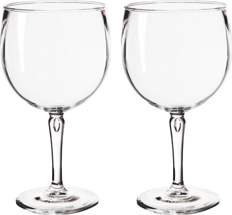 RBDINKS RBDRINKS Cocktailglazen Gin Tonic – Gin Tonic Glazen Plastic Cocktailglazen – Kunststof Cocktailglazen – Kunststof Glazen – Plastic Glazen – 40cl – Transparant – 2 Stuks