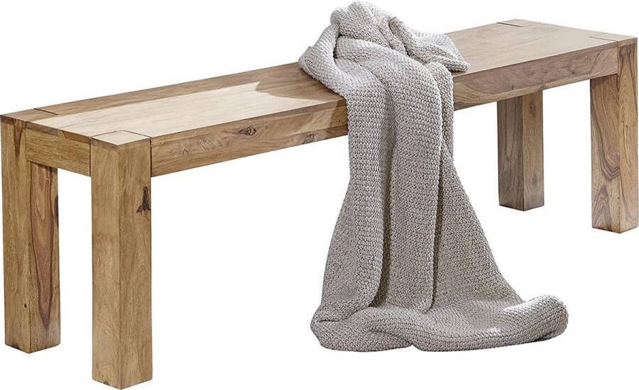 RC Meubels Zitbank Eetbank Handgemaakt Hout Bruin 180x35 cm