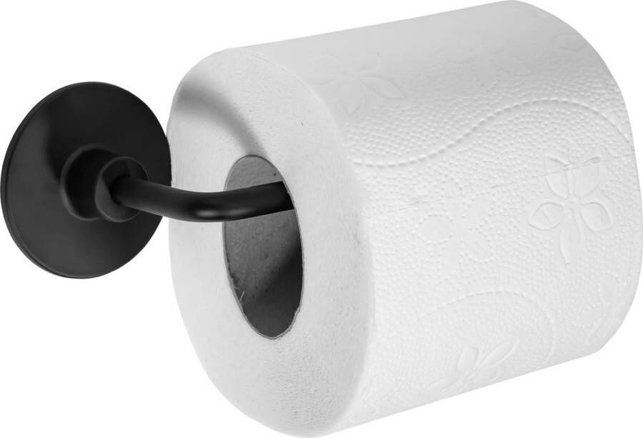 REA 322203 Toiletrolhouder Wandmodel 6 x 15 x 5.5 cm Mat Zwart