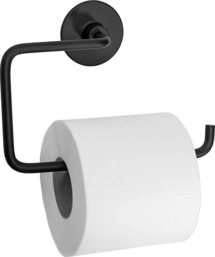 REA 322204 Toiletrolhouder Wandmodel 5 x 18 x 13 cm Mat Zwart