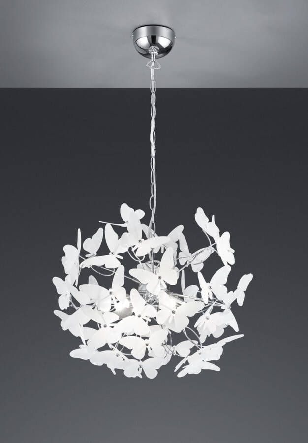 Reality Moderne Hanglamp Butterfly Metaal Chroom