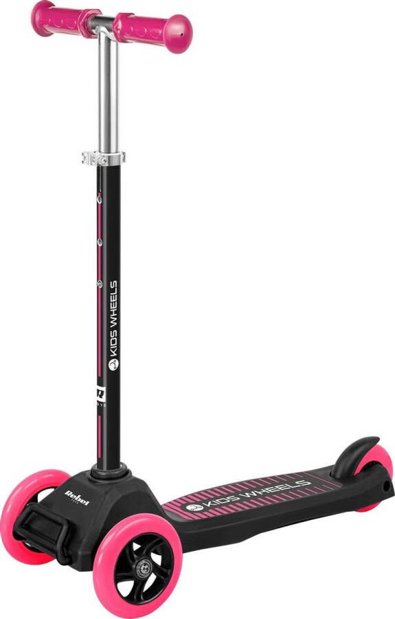 Rebel Electro Rebel ZAB0121P Driewielige kids step Kids Wheels vanaf 3 jaar zwart roze