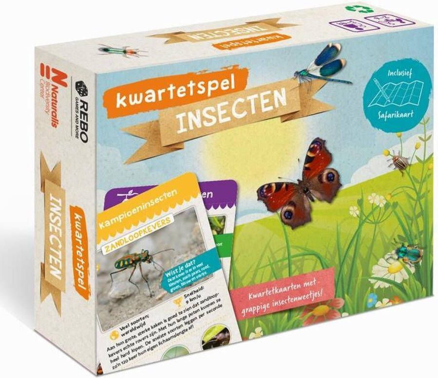 Rebo Kwartetspel Insecten