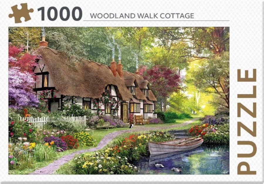 Rebo legpuzzel 1000 st Woodland Walk Cottage Premium Quality