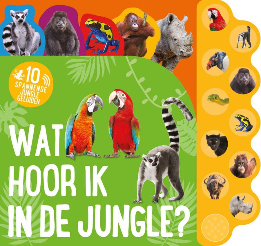 Rebo Productions Rebo ions Geluidenboek Wat Hoor Ik In De Jungle? Junior